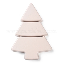 Caja de bandeja seca para aperitivos de plástico con forma de árbol de Navidad&nbsp;DJEW-Q003-01C