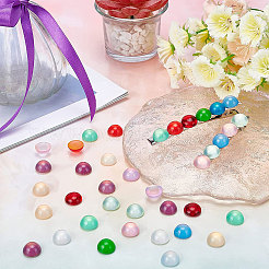Cabochons en résine translucide&nbsp;RESI-SC0001-38A