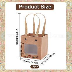 Papier Geschenk-Taschen&nbsp;LS-ABAG-WH0044-34
