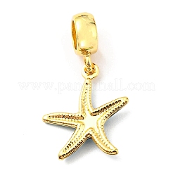Charms pendenti europei smaltati in ottone&nbsp;KK-M247-11G-01