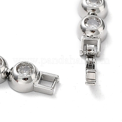 Messingketten mit Mikropflaster und Zirkonia&nbsp;NJEW-L170-10P