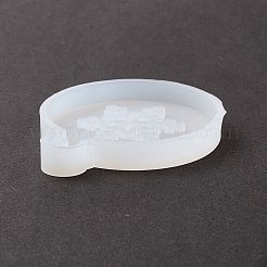 Thème de noël bricolage plat rond avec pendentif flocon de neige moules en silicone&nbsp;DIY-F114-34