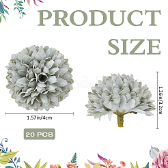 20 Stück Chrysanthemen-Blumenornamente&nbsp;AJEW-CN0003-07E