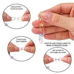 Anneaux de liaison acryliques transparents&nbsp;TACR-R147-02-M