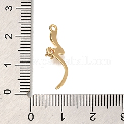 Ottone micro spianare pendenti zirconi&nbsp;KK-M301-15G