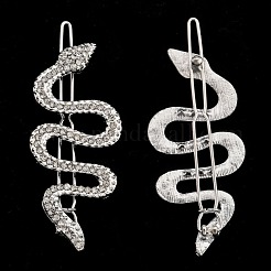 Legierung Strass Haarspangen&nbsp;PHAR-B085-02P