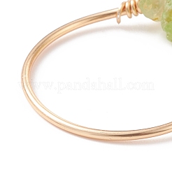 Fingerringe aus natürlichen Edelsteinsplittern&nbsp;RJEW-JR00512