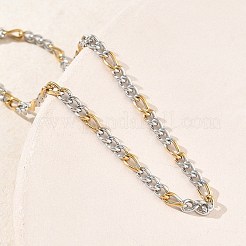 Unisex-Armbänder aus 304er Edelstahl im Figaro-Stil&nbsp;STAS-O036-23GP