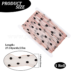 Rubans en organza polyester 25 m&nbsp;SRIB-CY0001-36B