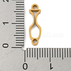 Ionenplattierung (IP) 304 Edelstahl Hohlverbinder Charms&nbsp;STAS-K270-34G