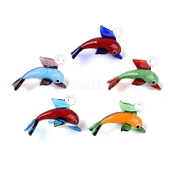 Colgantes artesanales de lampwork&nbsp;LA-N048-25