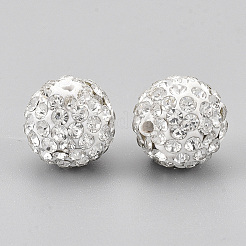 Handgemachte Fimo-Perlen Strass&nbsp;X-RB-S250-12mm-A14