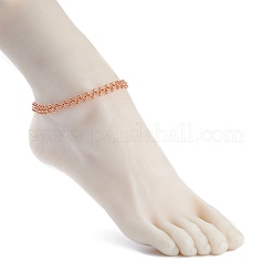 Set di cavigliere con perline di semi di rocailles giapponesi a 3 colori per le donne&nbsp;AJEW-AN00473