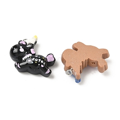 Pendentifs en résine opaque&nbsp;RESI-C072-02