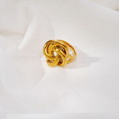 Anillos de acero inoxidable 304 con espiral geométrica&nbsp;PQ1918-1