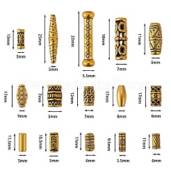 150 stücke 15 legierung perlen im tibetischen stil&nbsp;TIBEB-SZ0001-01