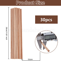 Bastelstöcke aus Holz&nbsp;WOOD-WH0125-11D