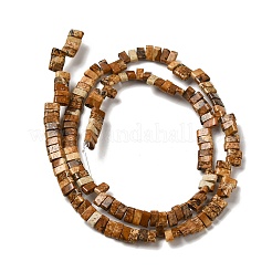 Natürliches Bild Jaspis Perlen Stränge&nbsp;G-Z045-A09-01