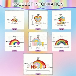 14pcs 7 Arten Zinklegierungs-Emaille-Anhänger&nbsp;ENAM-CJ0002-70