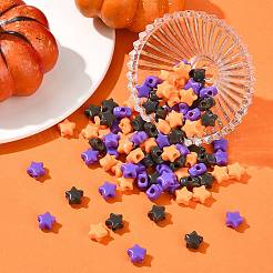 100pcs 3 Farben undurchsichtige Acrylperlen&nbsp;MACR-FS0002-26