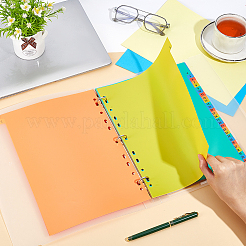 Feuilles intercalaires en plastique pour cahier&nbsp;FIND-WH0173-386