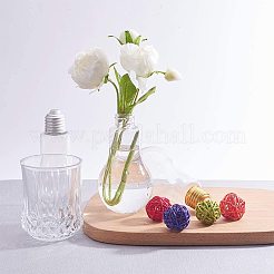 Kreative kunststoff glühbirne geformt flasche&nbsp;AJEW-NB0001-05