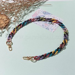 Undurchsichtige sprühlackierte Acrylketten-Taschengriffe&nbsp;AJEW-BA00068-01