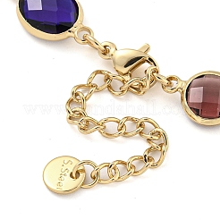 Collar de vidrio&nbsp;NJEW-C047-01D-KCG