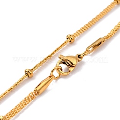 304 Edelstahl-Mesh-Halsketten&nbsp;NJEW-G271-03G