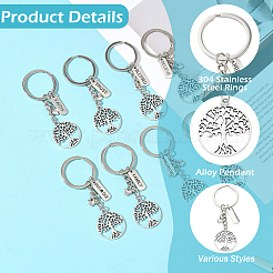 18 porte-clés en alliage&nbsp;KEYC-YW00238