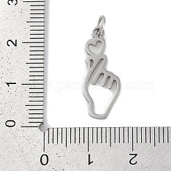 Pendentifs en acier inoxydable 304&nbsp;STAS-R135-09P