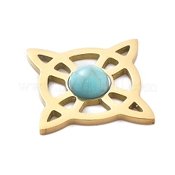 Pendientes de material sintético de color turquesa&nbsp;STAS-I327-14G-01