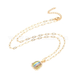 Collana dell'orgoglio color arcobaleno&nbsp;NJEW-H160-03G