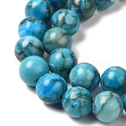 Naturales teñidos abalorios de jade blanco hebras&nbsp;G-M402-C04-02