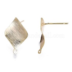 Accessoires de clous d'oreilles en laiton&nbsp;X-KK-T056-28G-NF