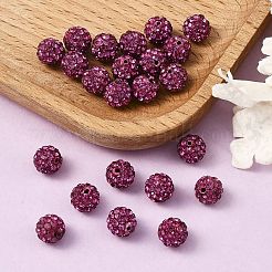 Polymer Ton Strass Perlen&nbsp;RB-H284-8MM-502