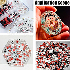 Cabochon in fimo fatti a mano&nbsp;CLAY-SC0002-99B