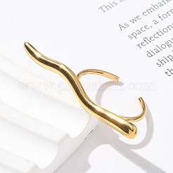 Anillos de puño abiertos de barra de acero inoxidable 304 para mujer&nbsp;RJEW-Z077-01G-10
