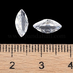 Zirkonia zeigte zurück Cabochons&nbsp;ZIRC-M003-10x5mm-007