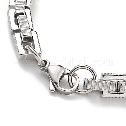 Boston-Gliederkettenarmbänder aus 304 Edelstahl&nbsp;BJEW-H618-05P