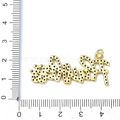 Ottone micro spianare pendenti zirconi&nbsp;KK-H270-07A-01