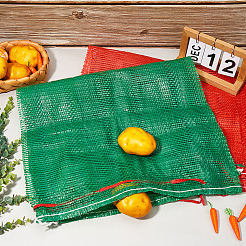 10 Stück 2 Farben Weihnachts-Themen-Kunststoff-Kordelzugbeutel&nbsp;ABAG-CN0001-10
