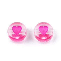 Perles en émail acrylique transparent&nbsp;MACR-N008-60C