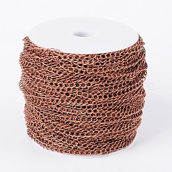 Chaînes en laiton torsadées&nbsp;CHC-Q001-5x4mm-R