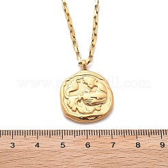 Colliers avec pendentif constellation en acier inoxydable 304&nbsp;NJEW-K392-01G-11