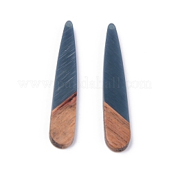 Colgantes de resina y madera de nogal&nbsp;LS-X-RESI-S358-40P