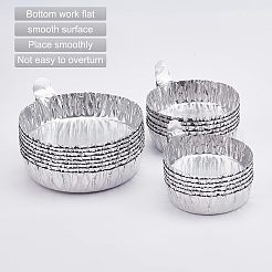 90 Stück 3 Arten von Aluminiumfolien-Waageschale&nbsp;AJEW-OC0002-56