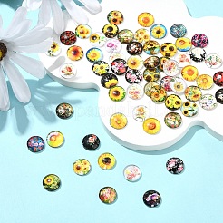 Cabochons en verre&nbsp;GGLA-YW0001-14