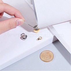 2 ciondolo per urna portacenere in acciaio inossidabile a forma di cuore&nbsp;STAS-CN0001-73