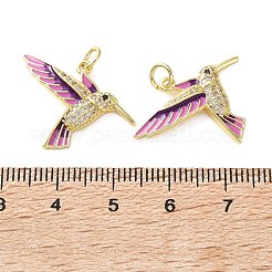 Pendentifs en laiton zircon cubique micro pavé noir&nbsp;CU-CBA2554-03G